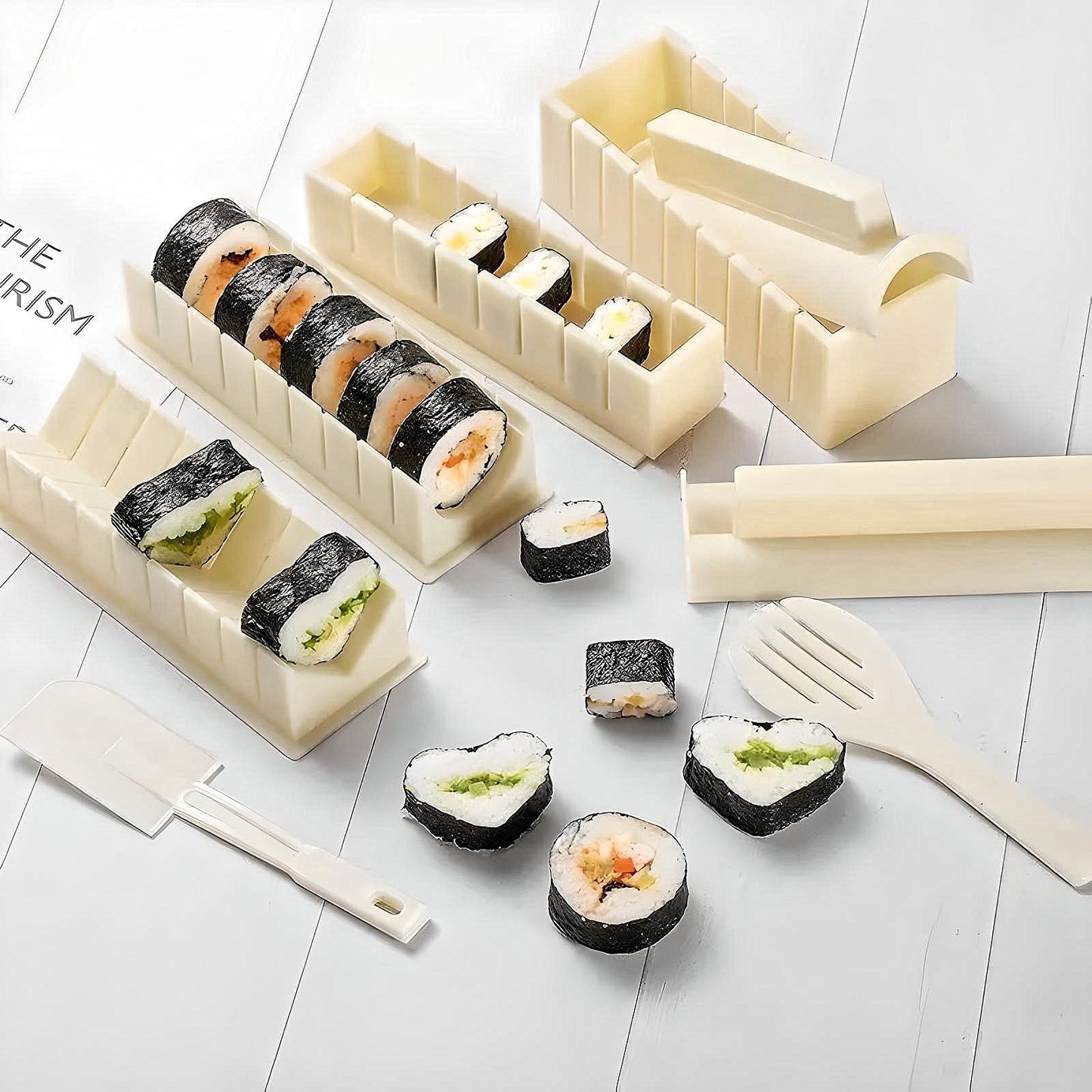 Fabricante de Sushi en Casa - Set de Moldes para Sushi de 8 Piezas