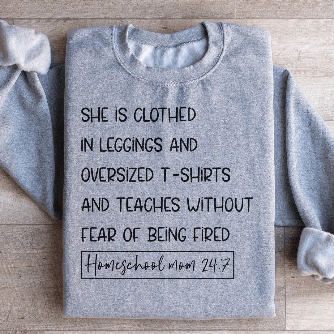 Sudadera para Mamás Educadoras 24/7