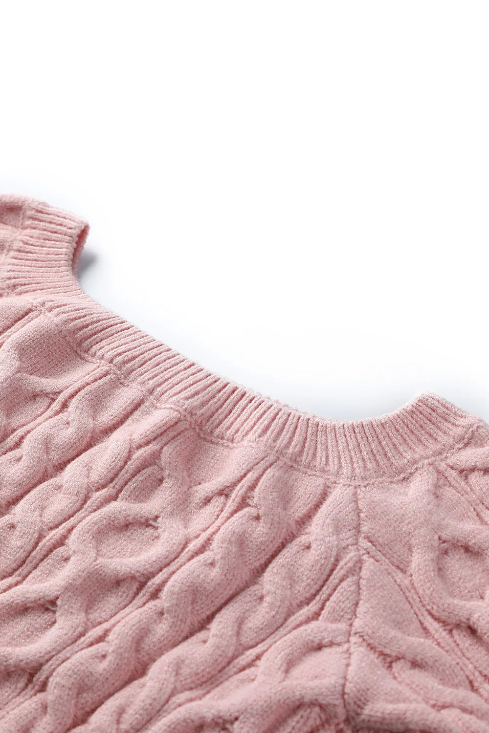 Pull en tricot à une épaule et à manches longues pour femmes