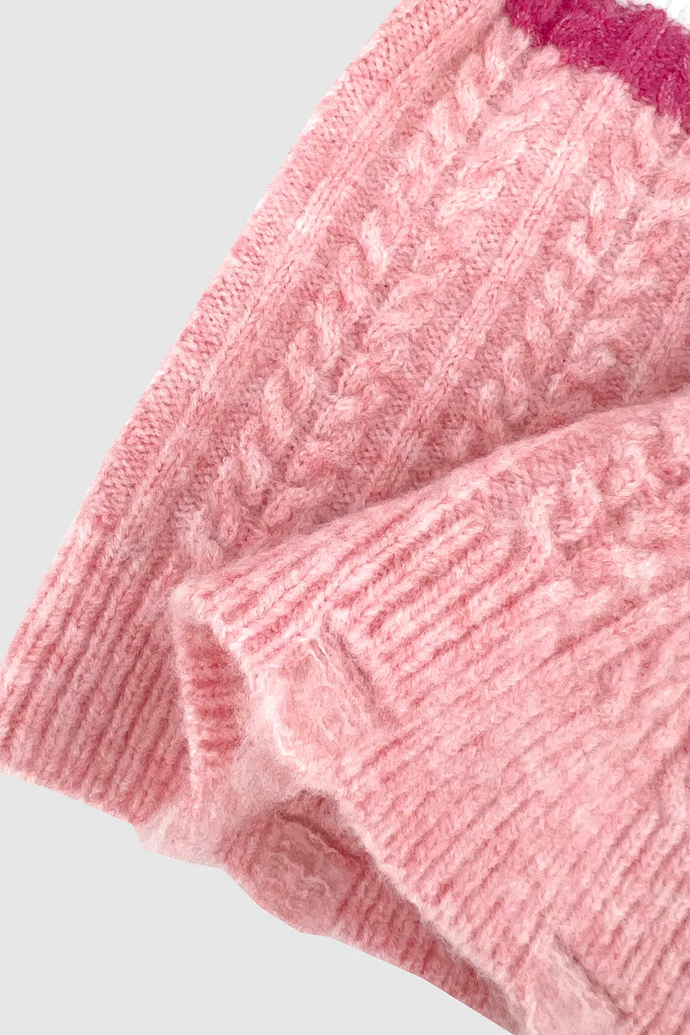 Contrasting Color Striped Hooded Sweater for Women