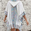 Hooded Tassel Cloak Sweater Shawl for Women