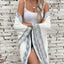 Hooded Tassel Cloak Sweater Shawl for Women