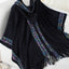Hooded Tassel Cloak Sweater Shawl for Women