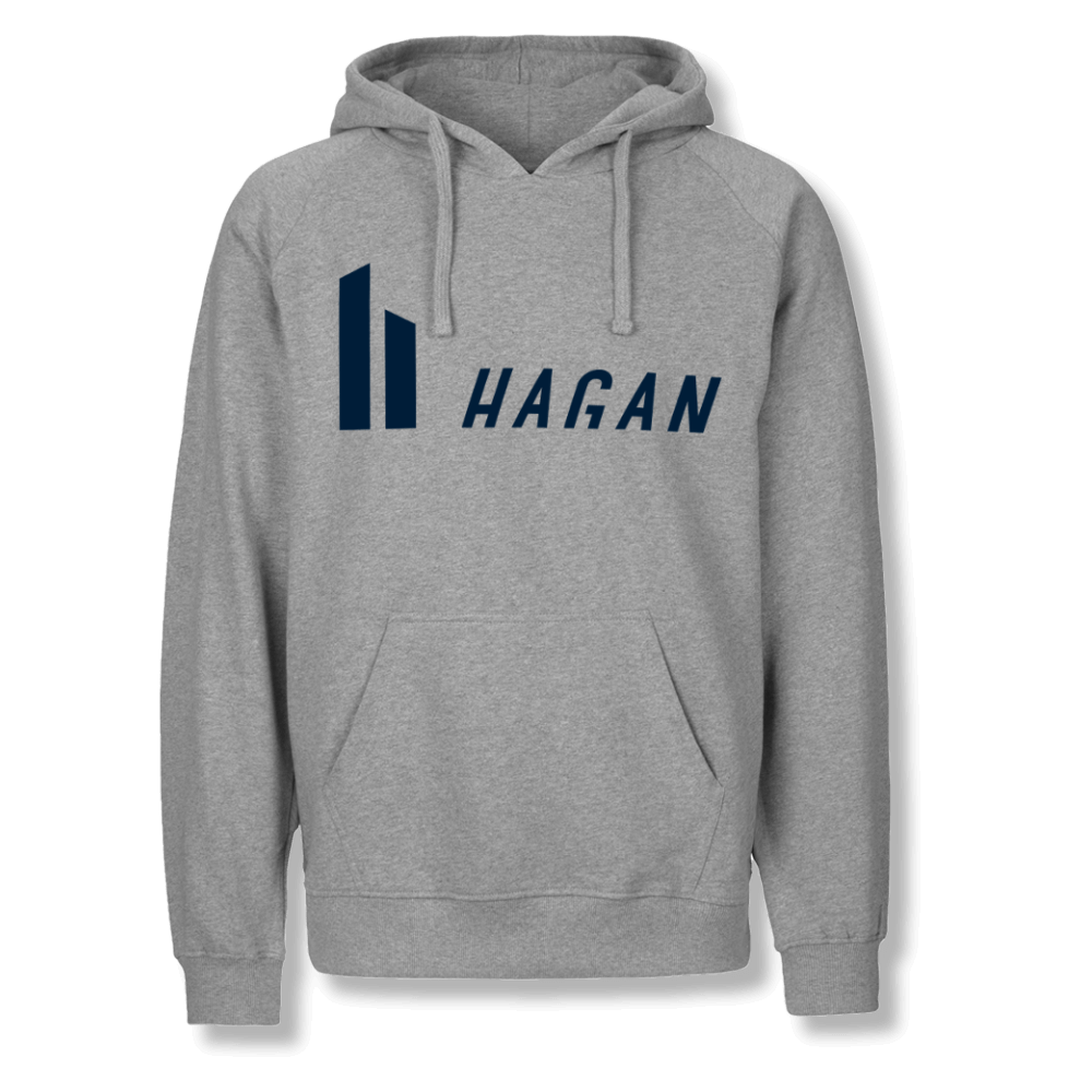HAGAN Organic Cotton Ski Hoodie in Grey - Korvel