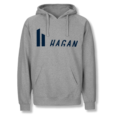HAGAN Organic Cotton Ski Hoodie in Grey - Korvel