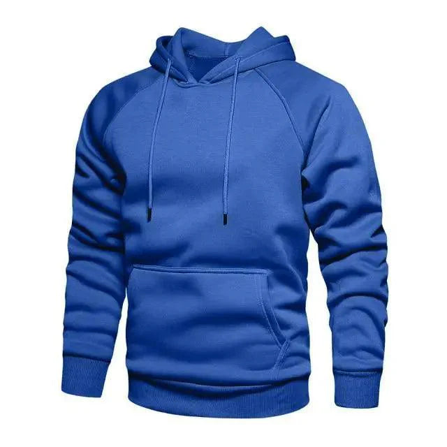 Sudadera de Color Sólido Premium para Hombre - Estilosa y Cómoda