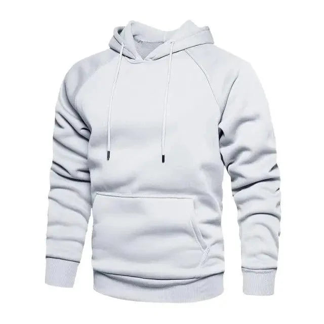 Sudadera de Color Sólido Premium para Hombre - Estilosa y Cómoda