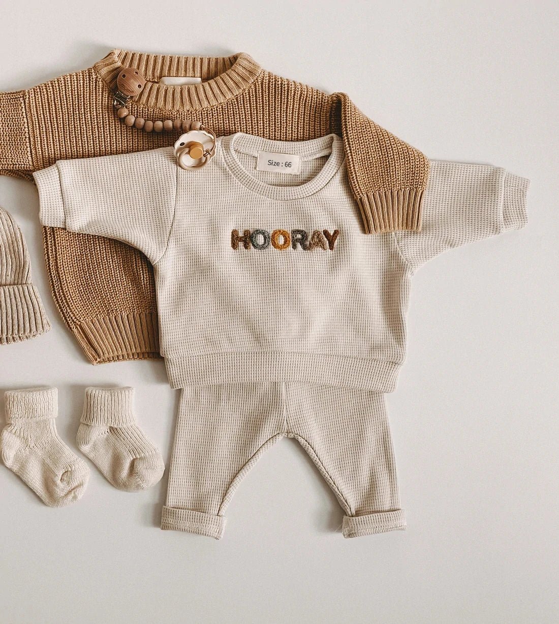 "Hooray" Conjunto de 2 Piezas para Bebé