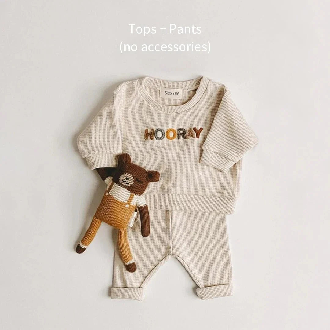 "Hooray" Conjunto de 2 Piezas para Bebé