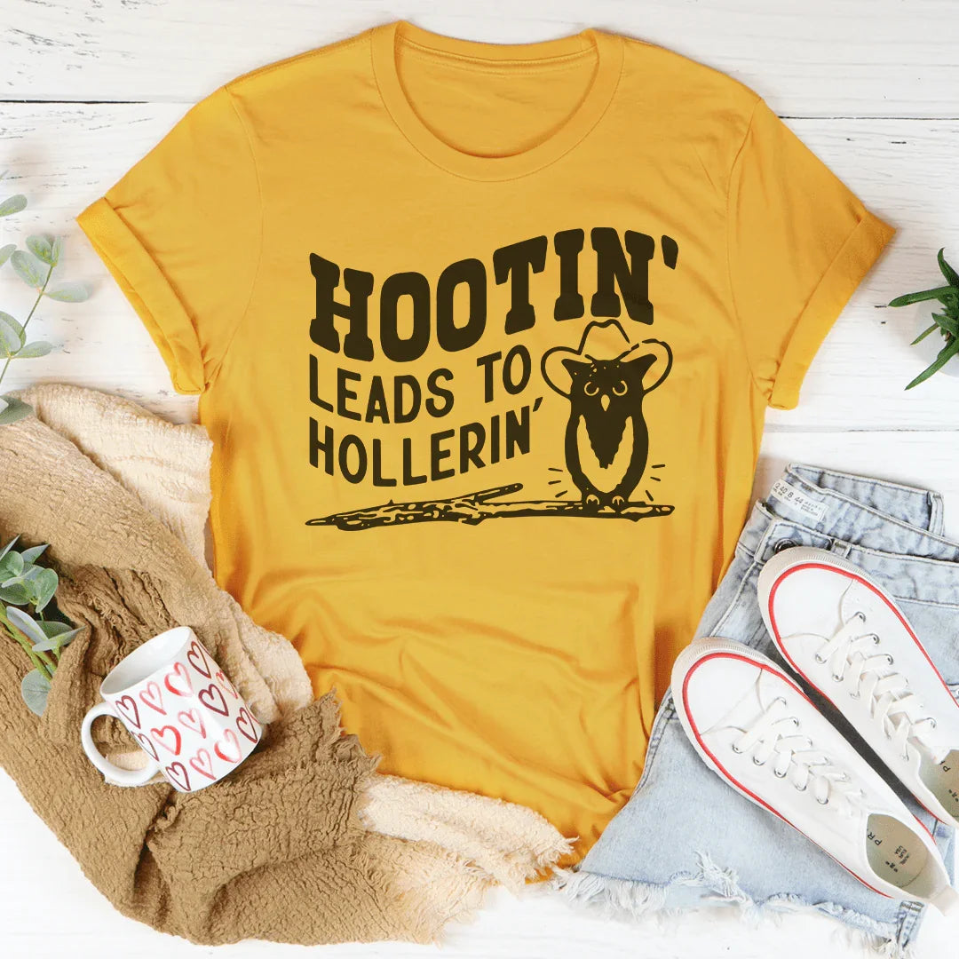 Hootin conduce a Hollerin Tee