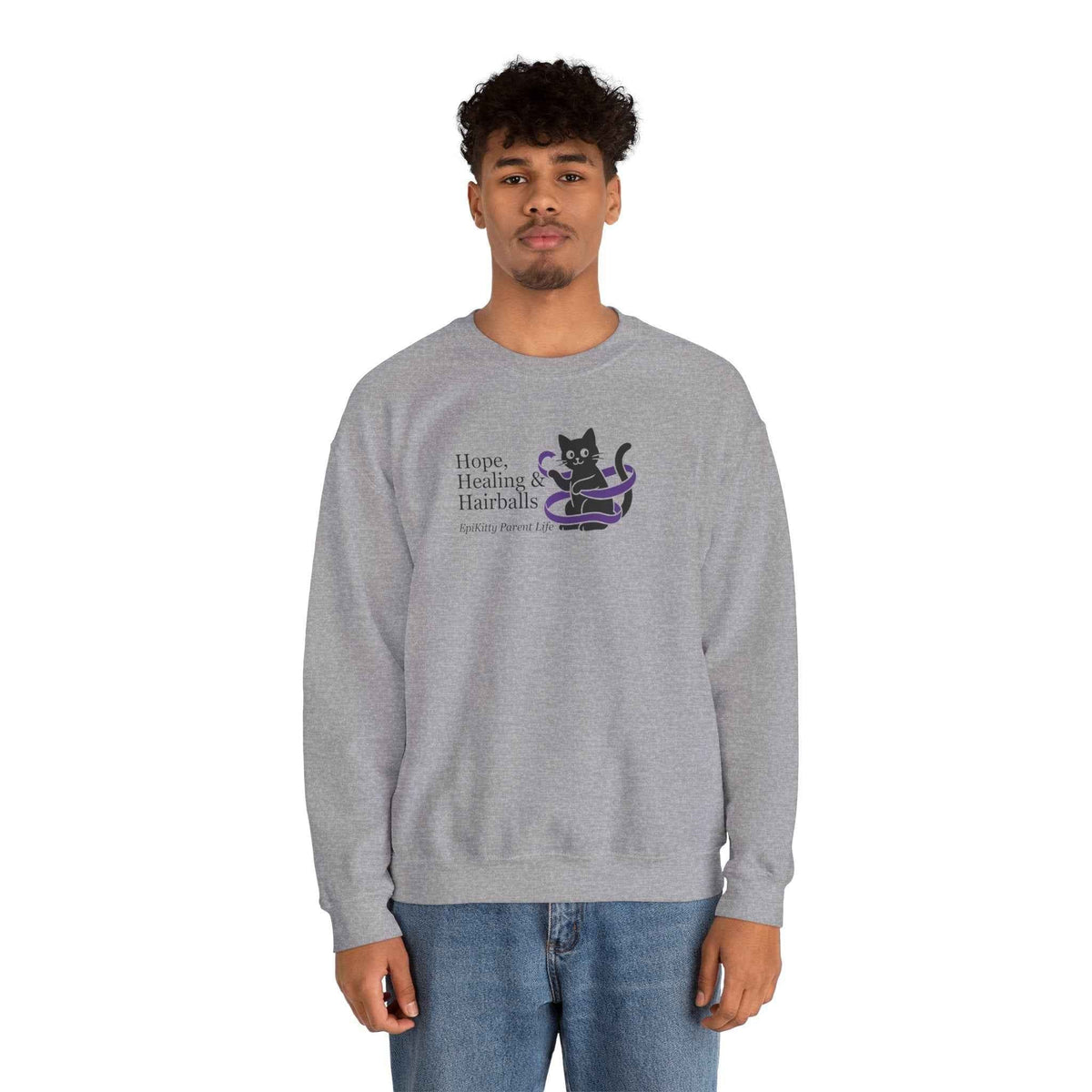 Sudadera Epikitty Parent Life de Esperanza, Sanación y Bolitas de Pelo
