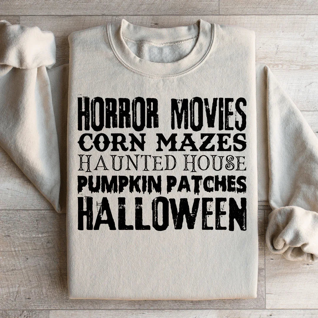 Halloween-Themed Sweatshirt for Spooky Season Fun