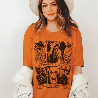 Horror Tarot Tee - Bold & Comfy Graphic T-Shirt
