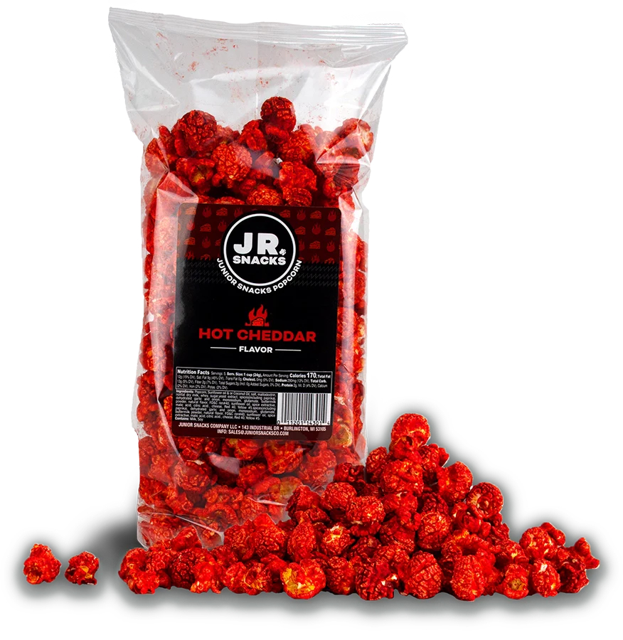 Junior Snacks Co. Hot Cheddar - Korvel