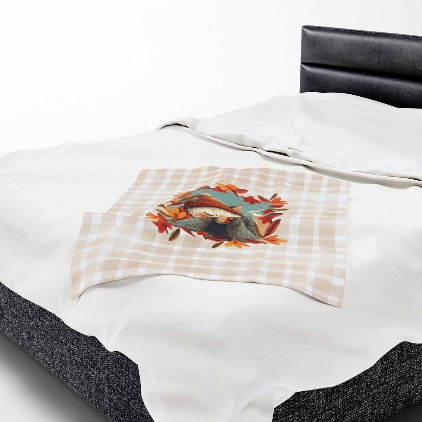 Couverture Velours Chaud Chocolat Chat pour un Confort Douillet