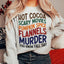 Sweatshirt en Flanelle Épicée au Potiron Confortable