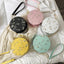 Elegant Floral Lace Round Shoulder Bag for Women