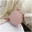 Elegant Floral Lace Round Shoulder Bag for Women