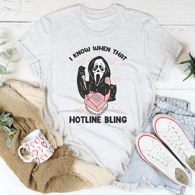 Camiseta brillante de Hotline