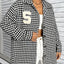Houndstooth Button Down Long Sleeve Shacket - Korvel