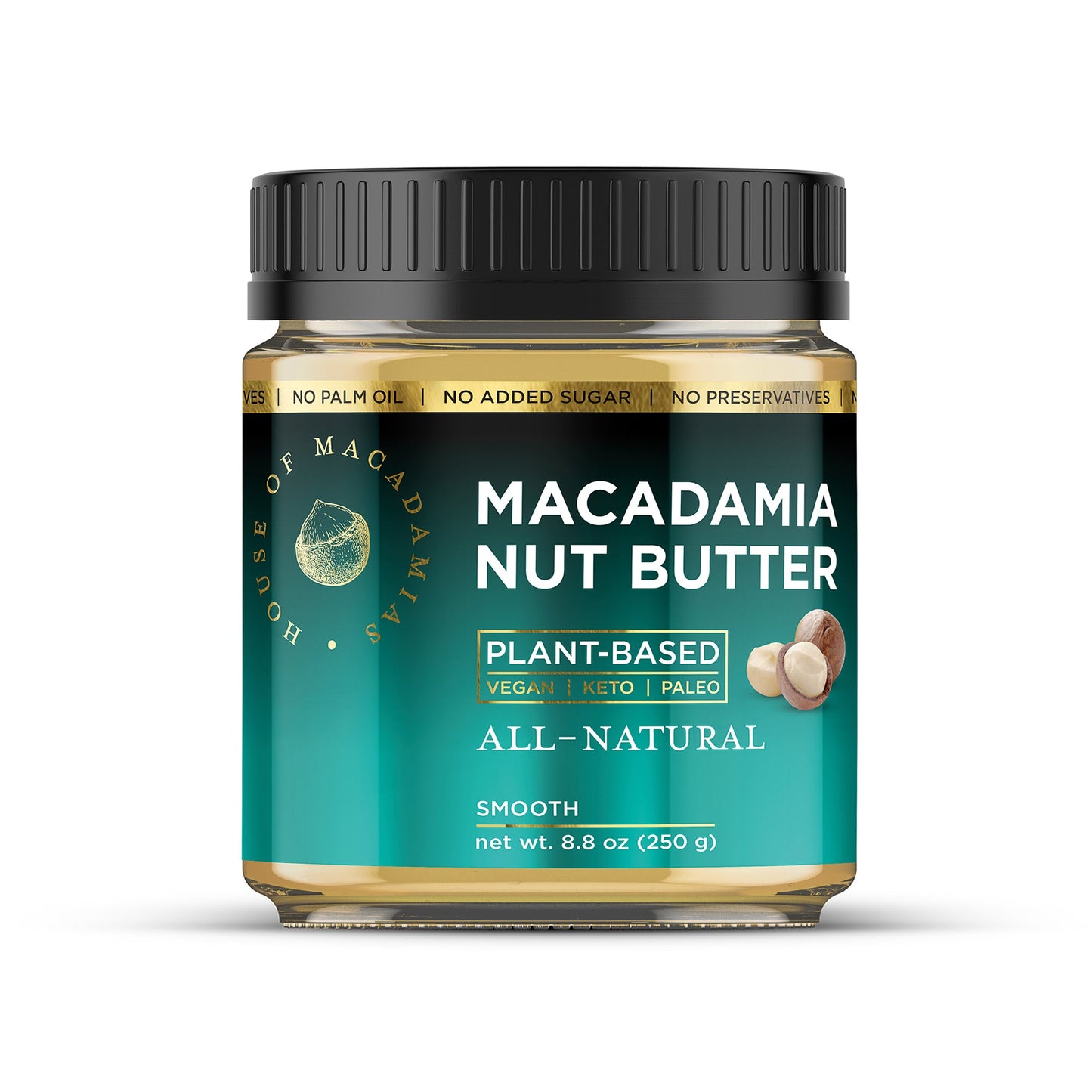 All Natural Macadamia Nut Butter - 1 Jar
