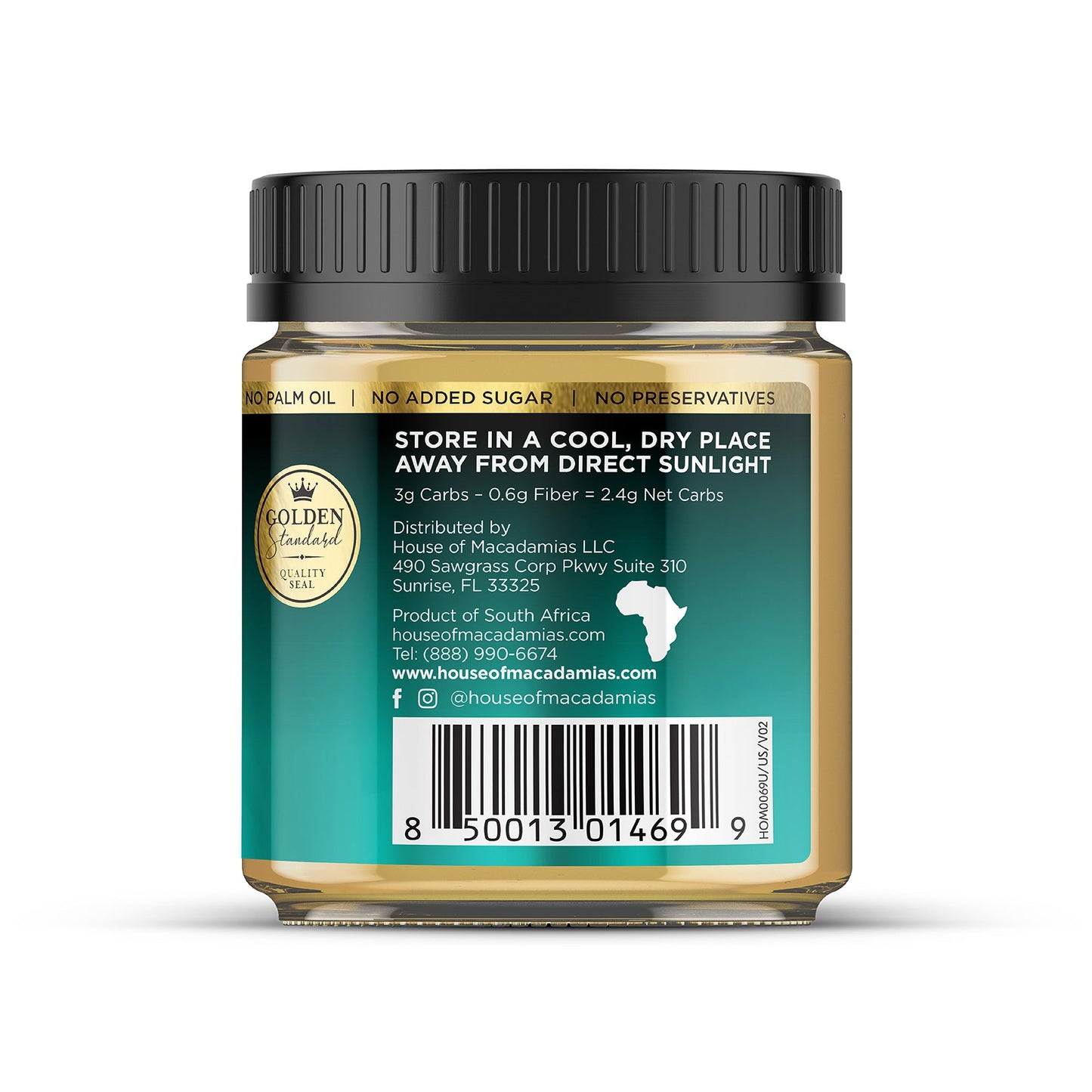All Natural Macadamia Nut Butter - 1 Jar