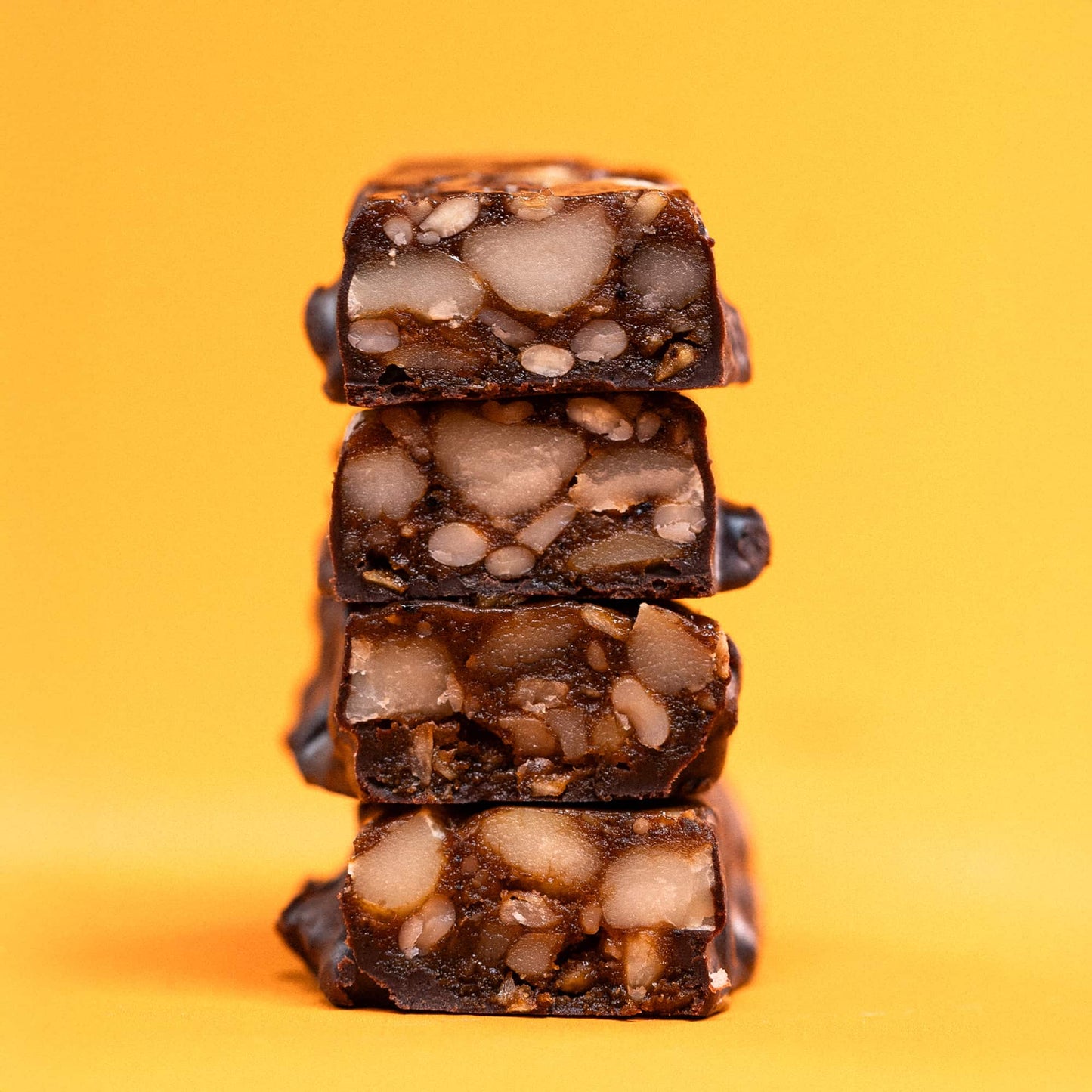 Caramel Mocha Macadamia Nut Snack Bar (Dan Mace's BRU Bar) (12 Bars) - Korvel