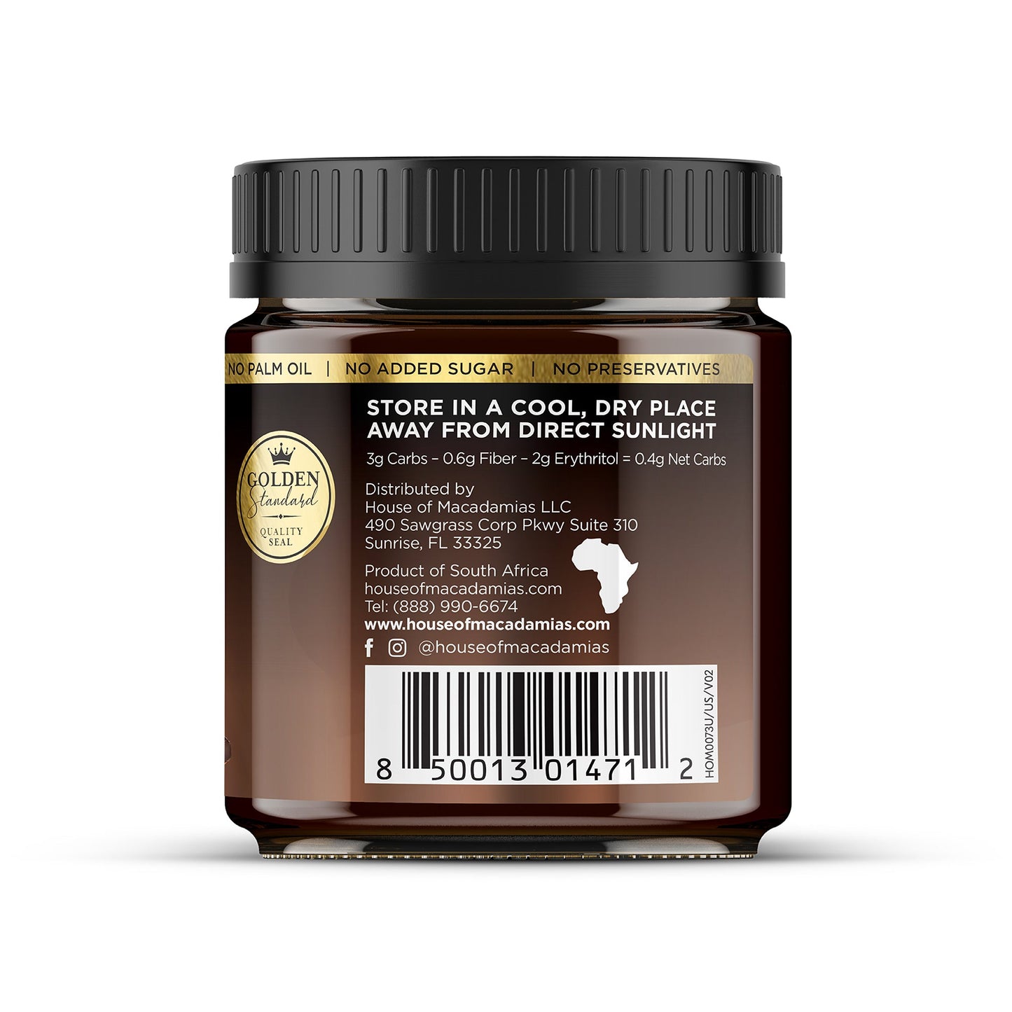 Mantequilla de nuez de macadamia con chocolate - Crema premium