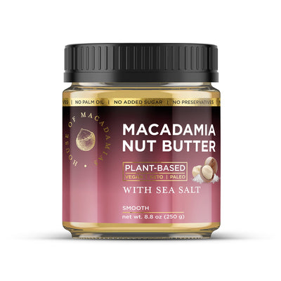 Premium Macadamia Nut Butter with Sea Salt