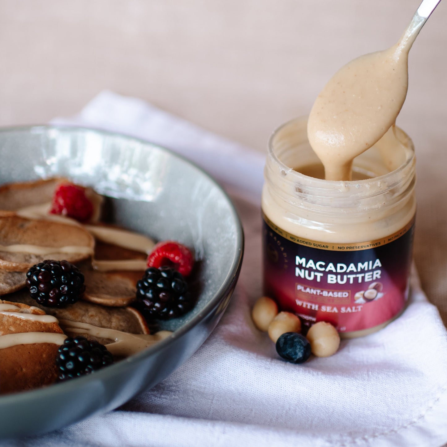 Premium Macadamia Nut Butter with Sea Salt
