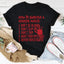 Camiseta "Cómo sobrevivir a una película de terror"