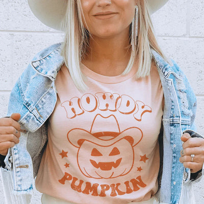 Hola camiseta de calabaza