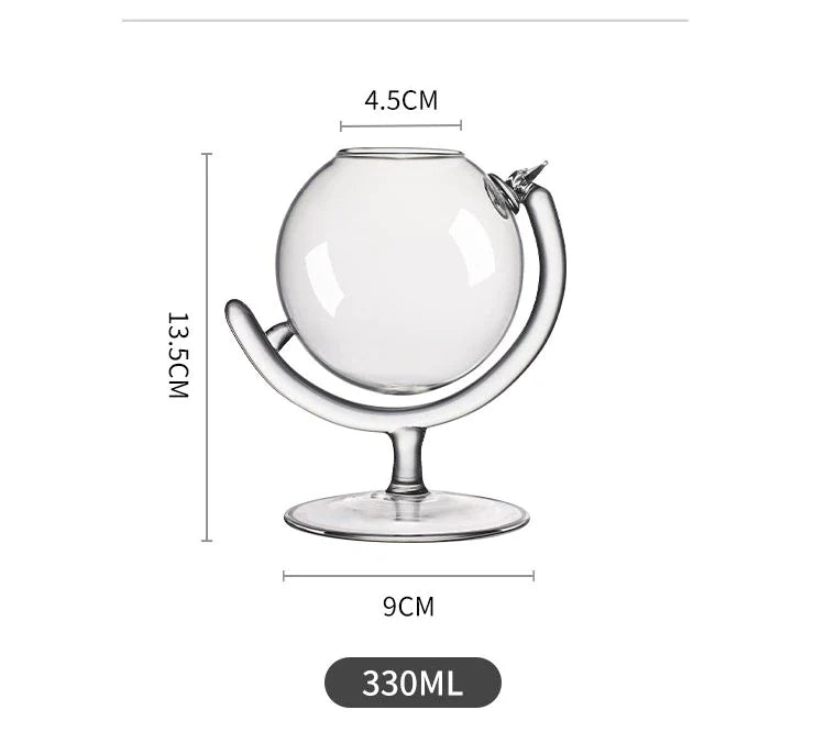 Globe Design Cocktail Glass - Elegant Stemware