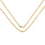 14K Yellow Gold 18-Inch Lite Rope Chain Necklace