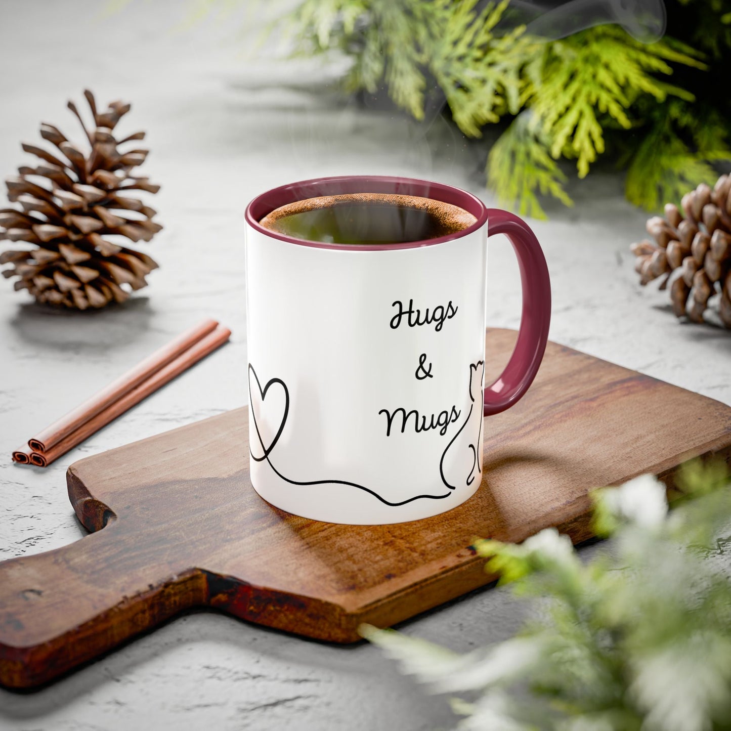 Taza de Café Colorida Hugs & Mugs para una Experiencia Colorida
