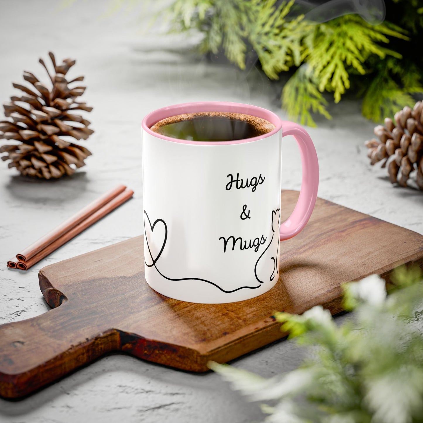Taza de Café Colorida Hugs & Mugs para una Experiencia Colorida