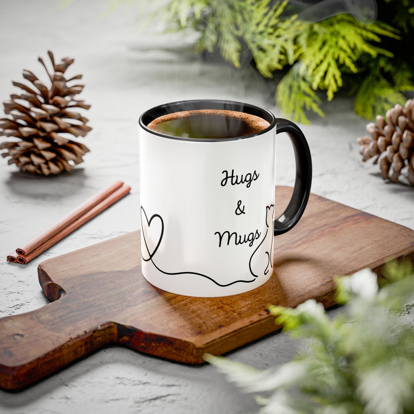 Taza de Café Colorida Hugs & Mugs para una Experiencia Colorida