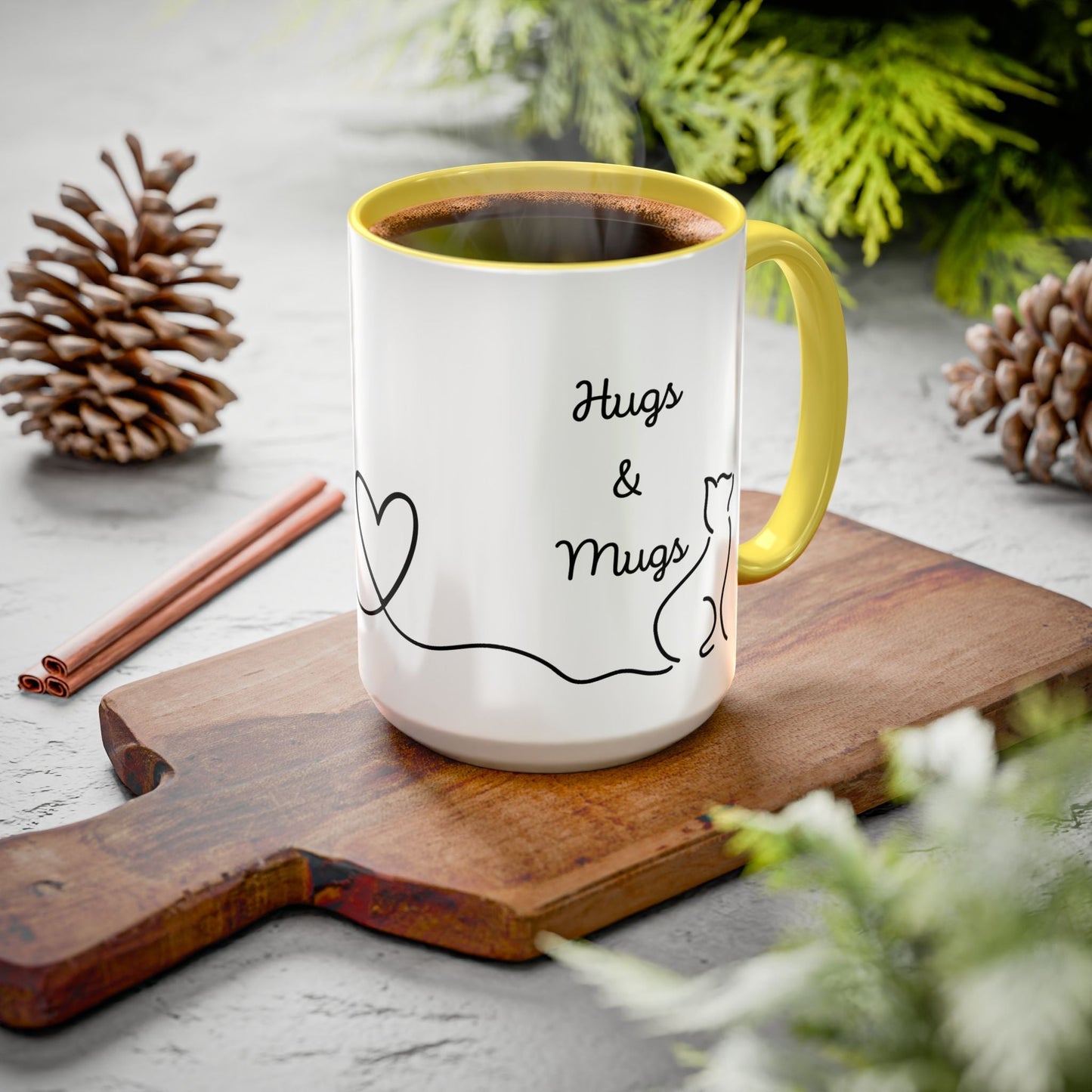Taza de Café Colorida Hugs & Mugs para una Experiencia Colorida