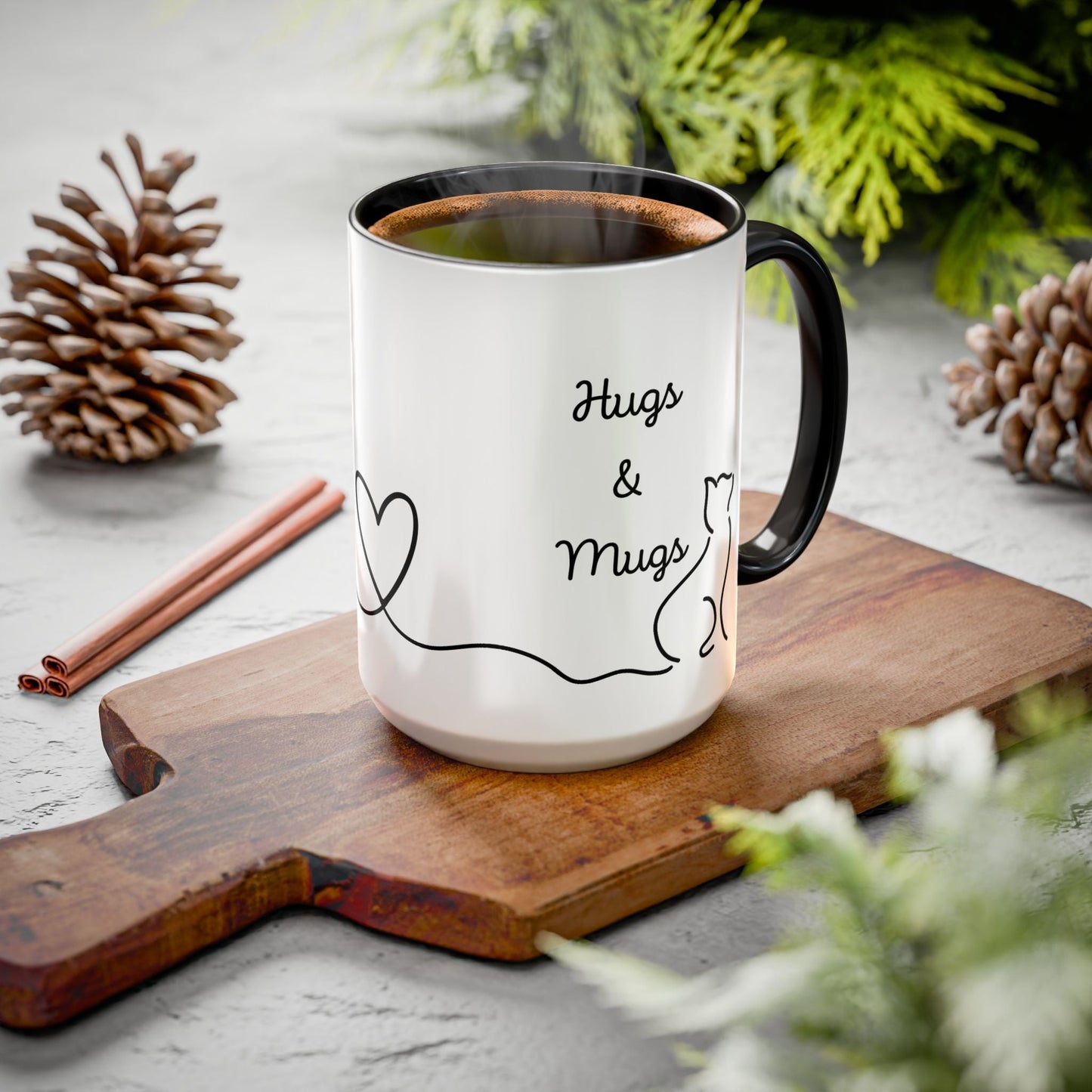 Taza de Café Colorida Hugs & Mugs para una Experiencia Colorida