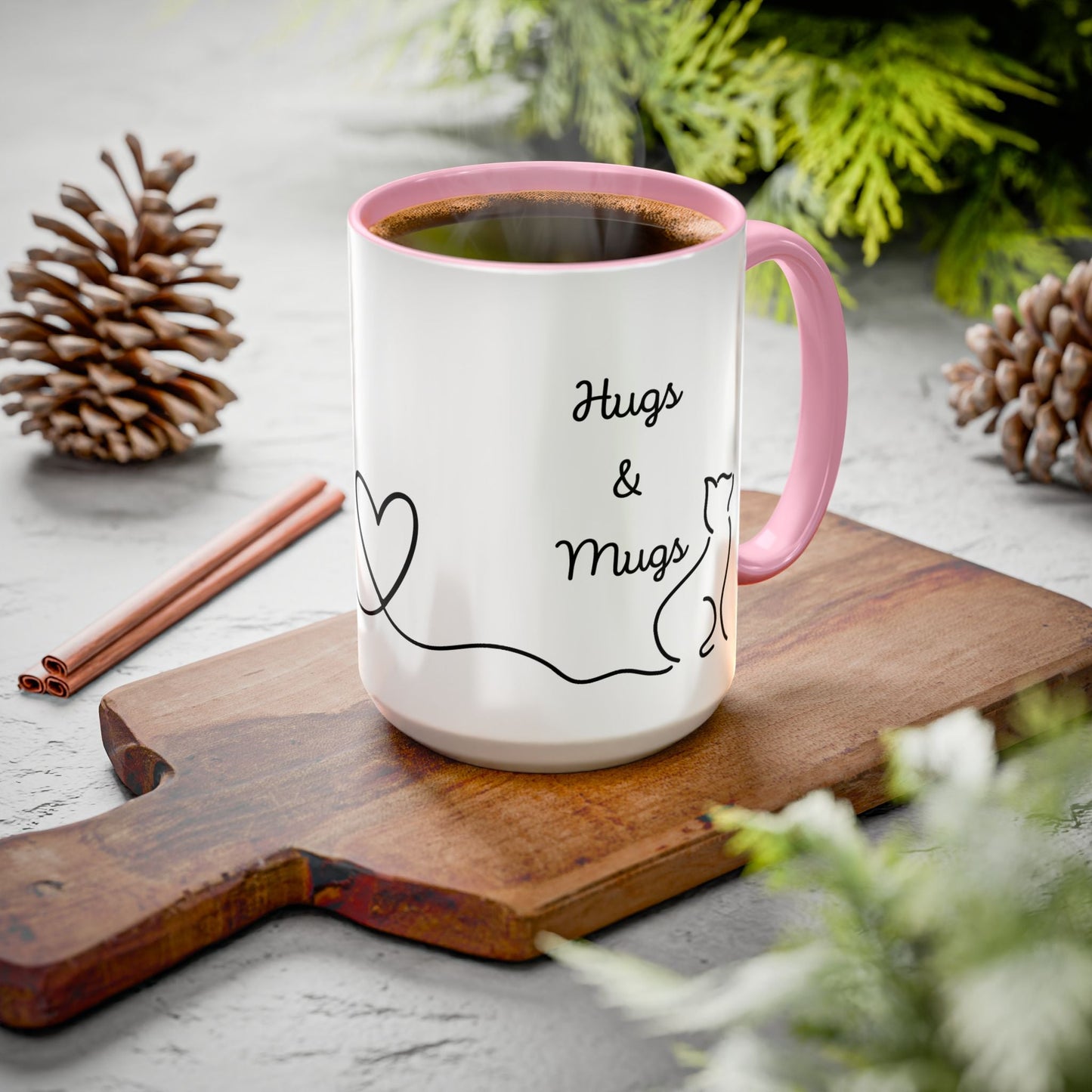 Taza de Café Colorida Hugs & Mugs para una Experiencia Colorida