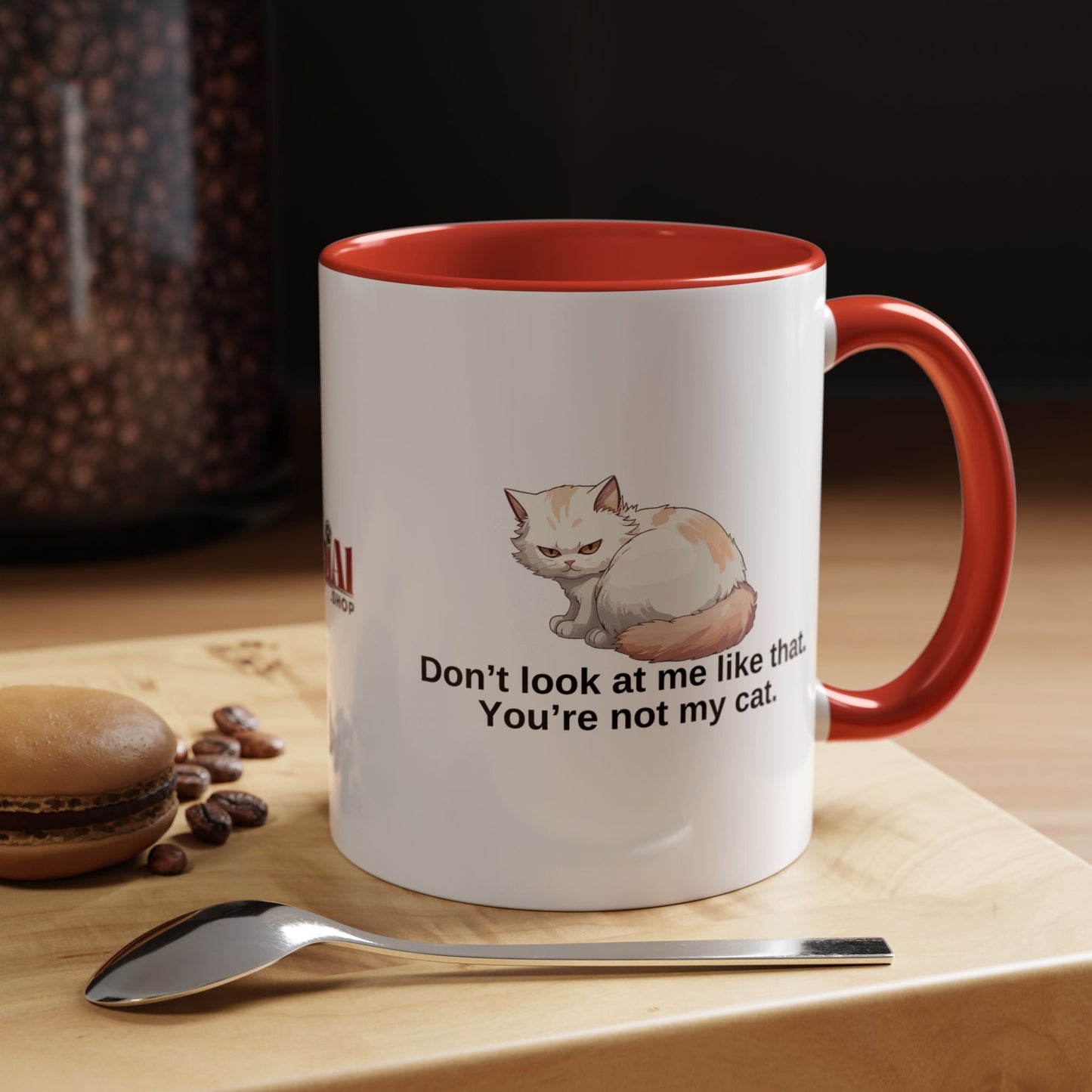 Humorous Cat Lover's Coffee Mug - 11/15oz Accent Mug