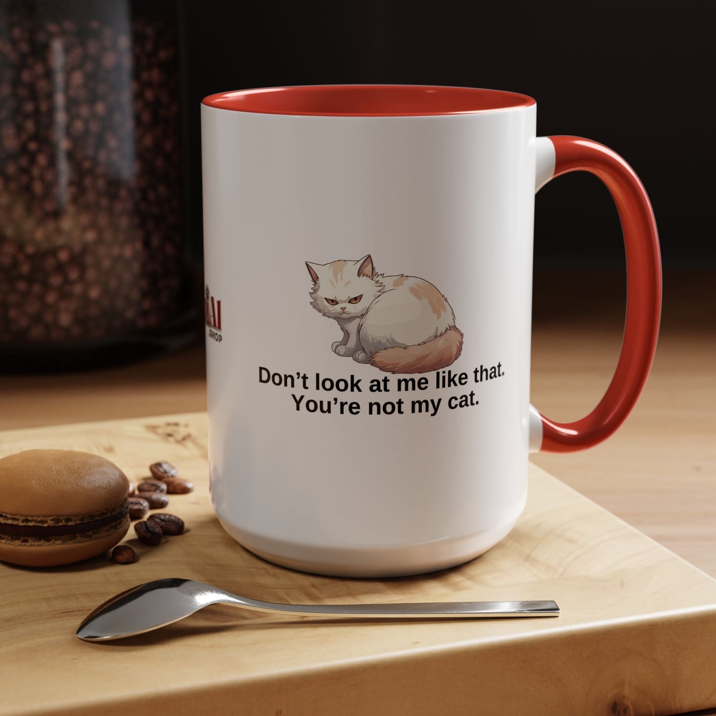 Humorous Cat Lover's Coffee Mug - 11/15oz Accent Mug