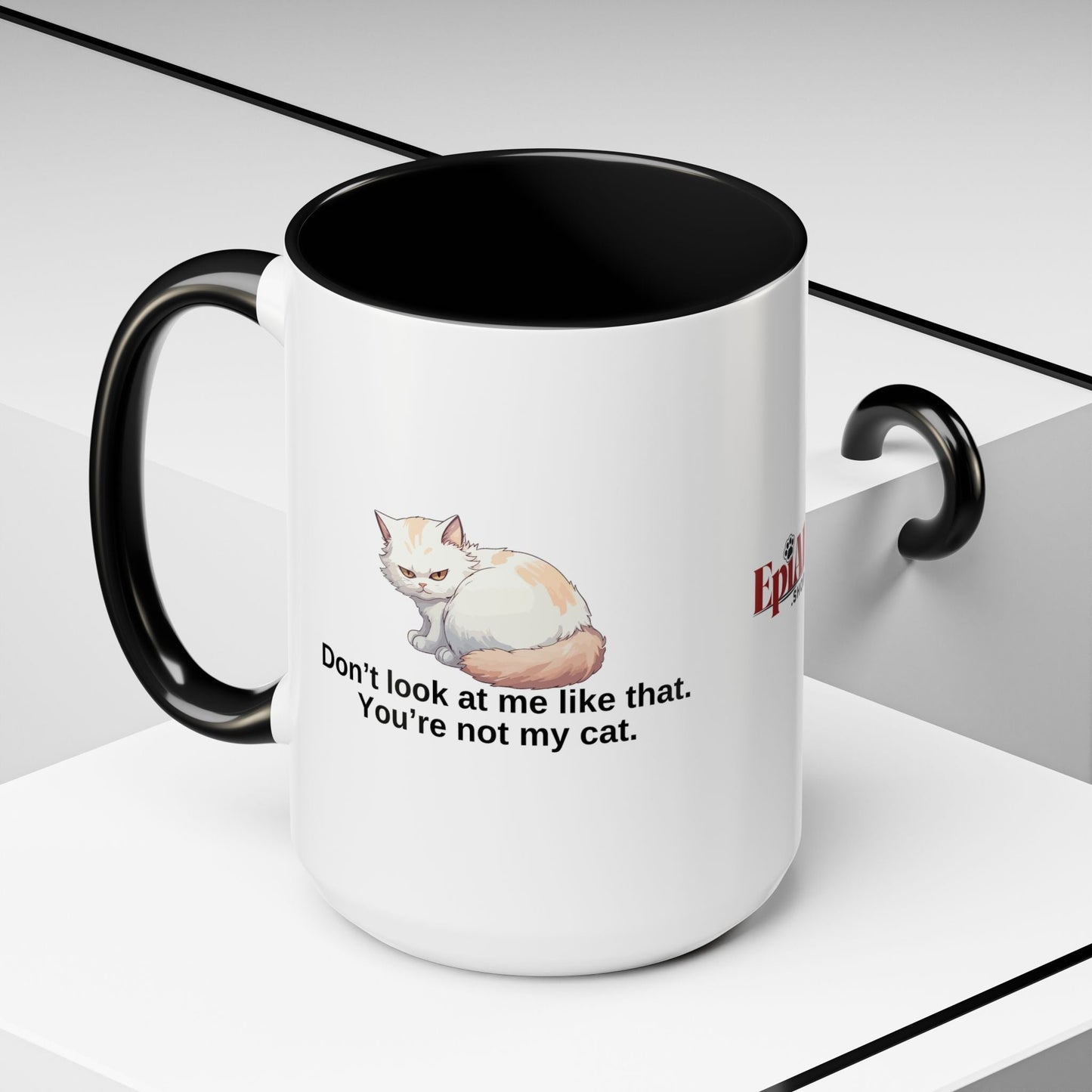 Humorous Cat Lover's Coffee Mug - 11/15oz Accent Mug