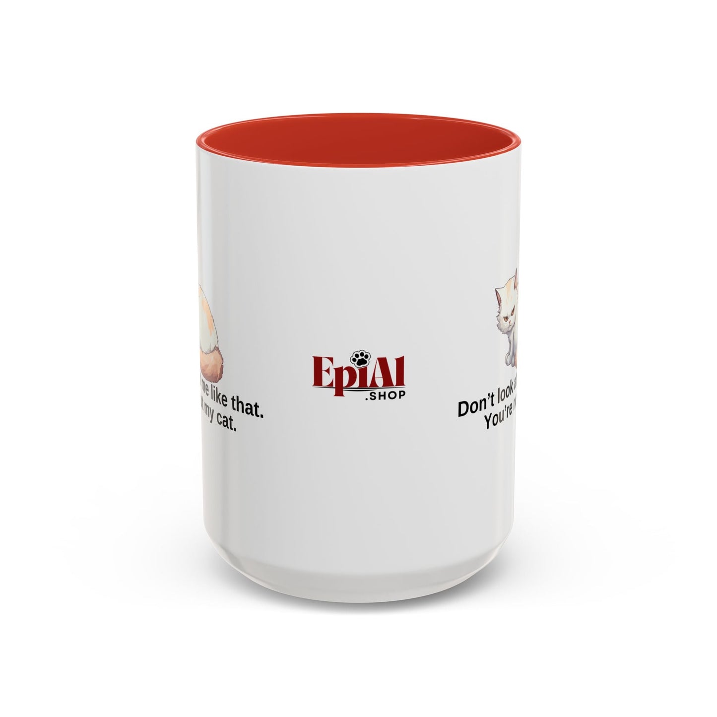 Humorous Cat Lover's Coffee Mug - 11/15oz Accent Mug
