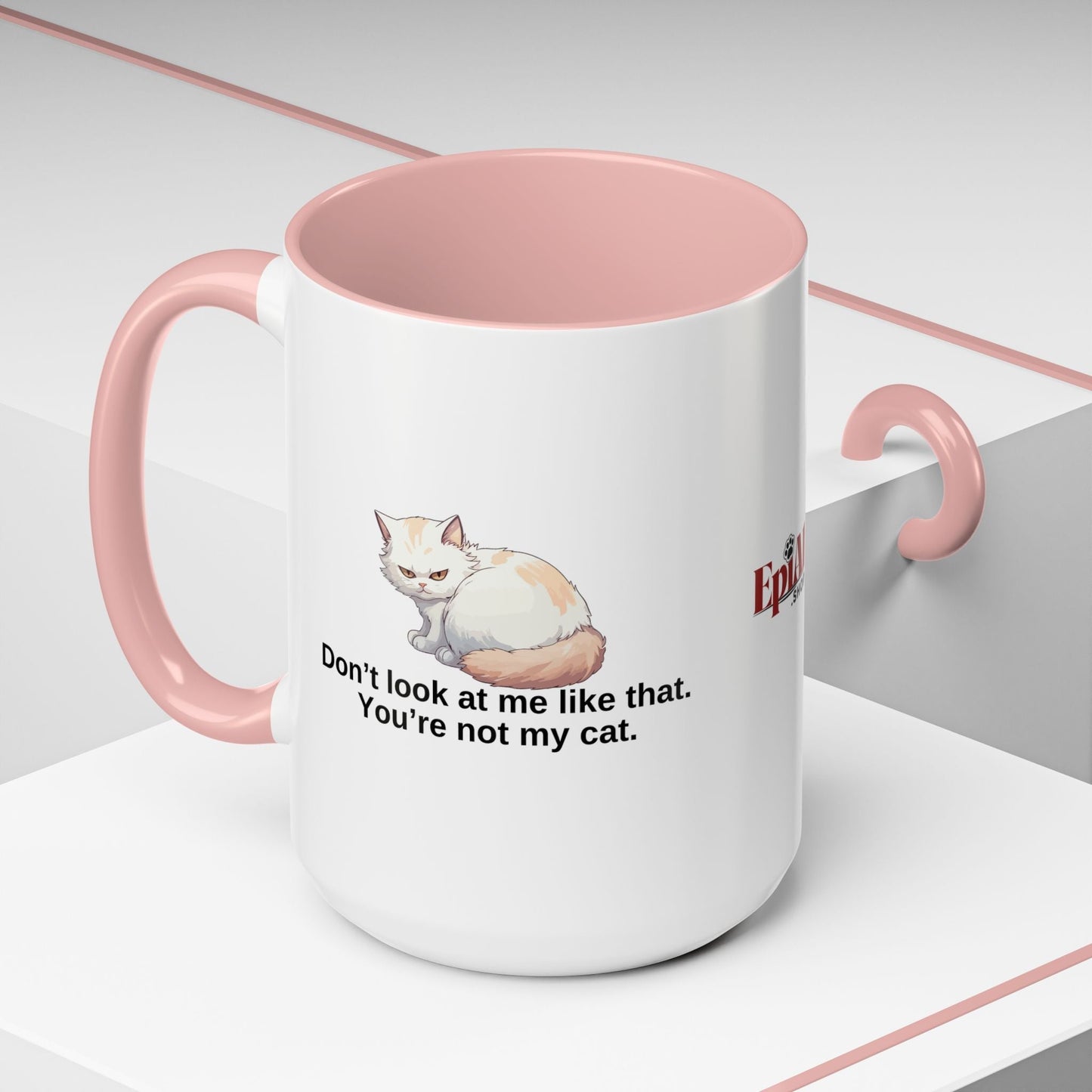 Humorous Cat Lover's Coffee Mug - 11/15oz Accent Mug