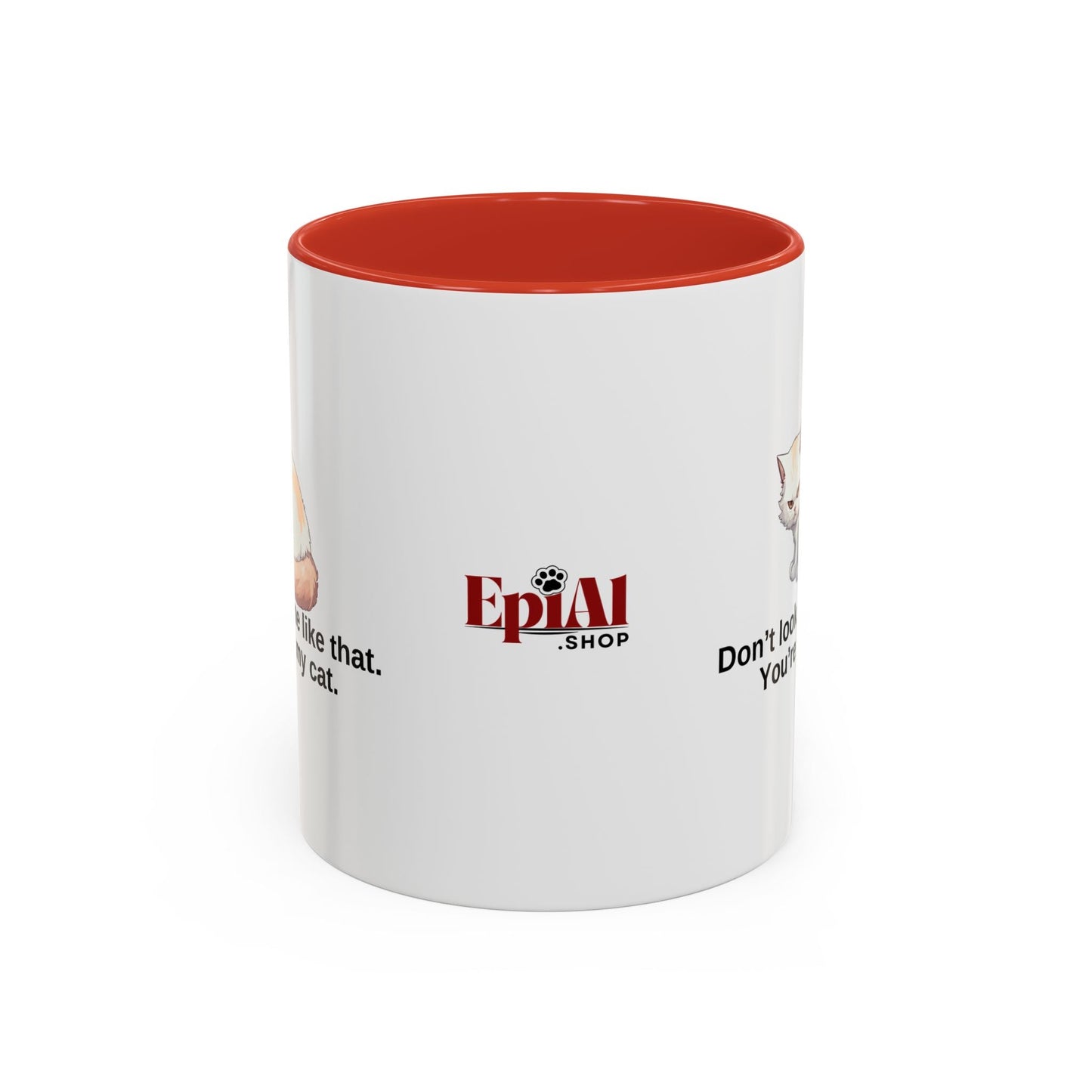 Humorous Cat Lover's Coffee Mug - 11/15oz Accent Mug