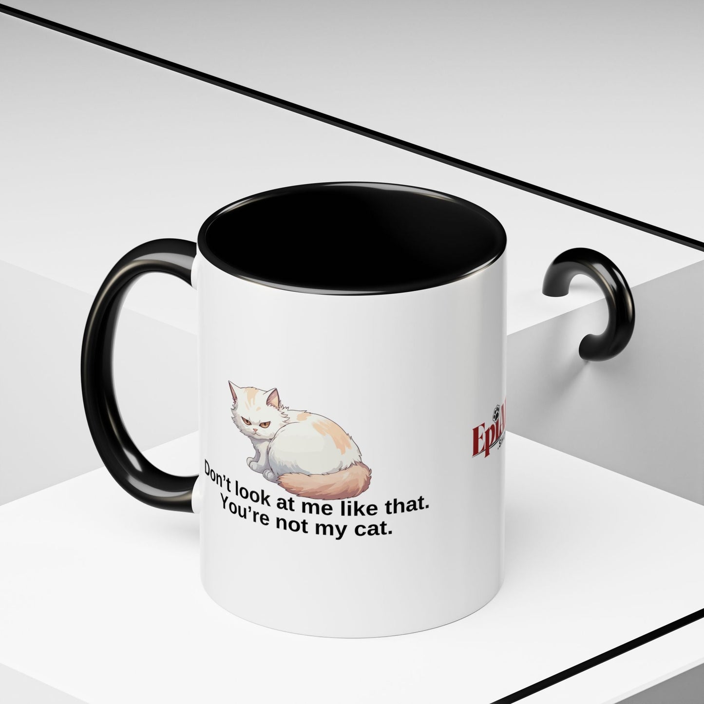 Humorous Cat Lover's Coffee Mug - 11/15oz Accent Mug
