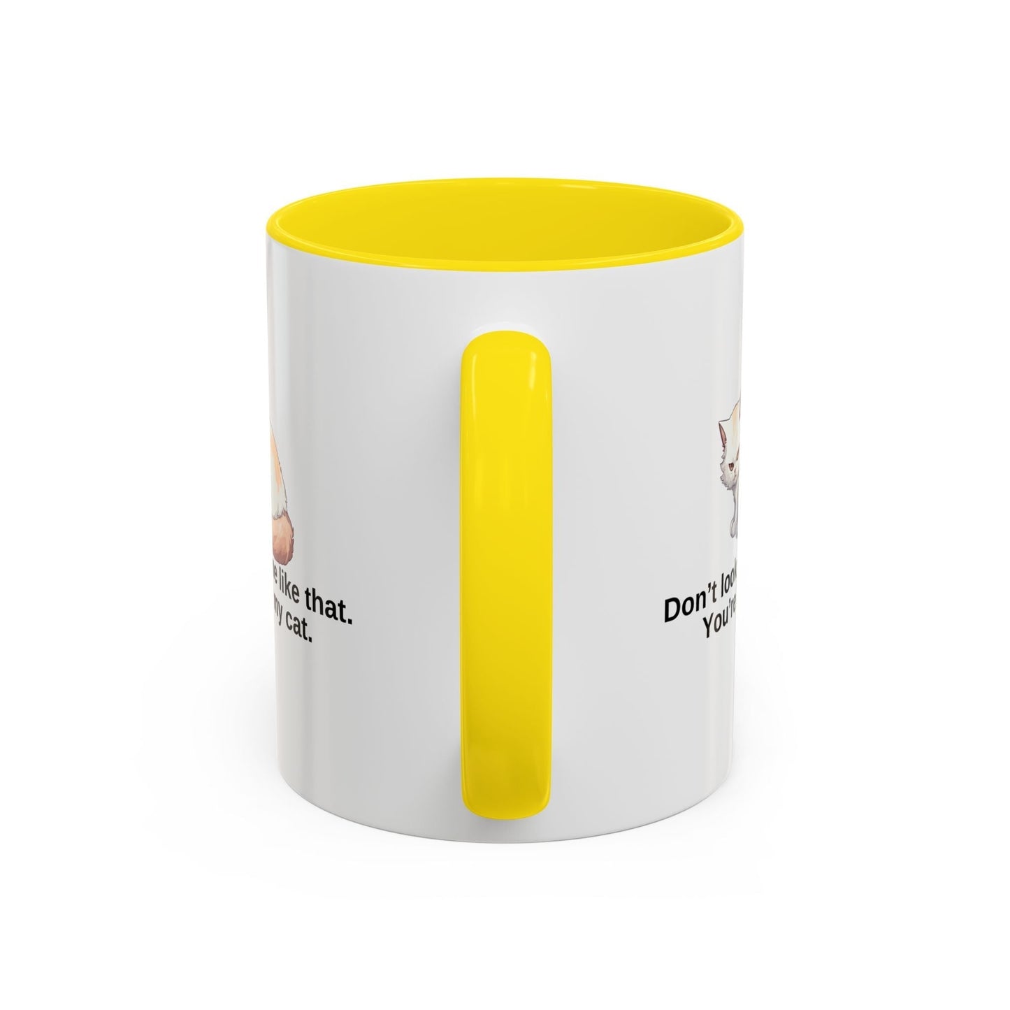 Humorous Cat Lover's Coffee Mug - 11/15oz Accent Mug