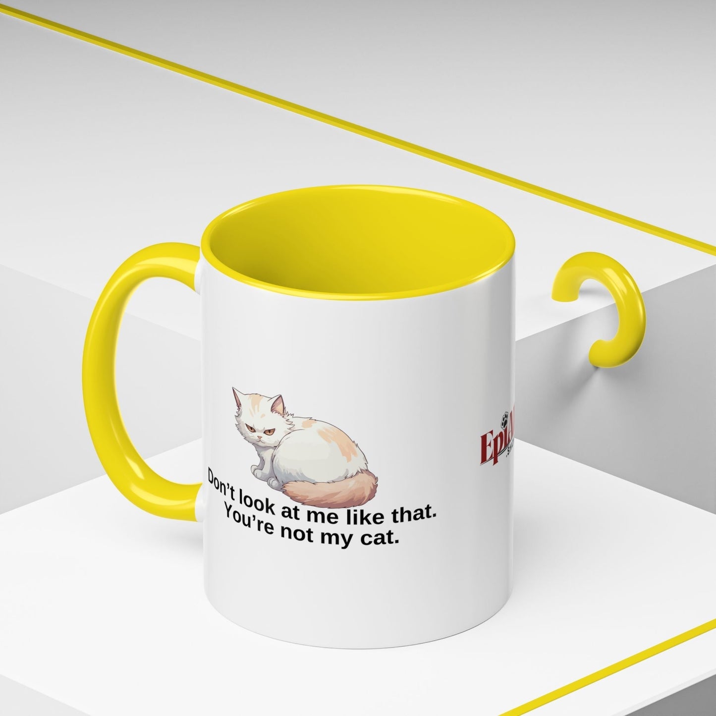 Humorous Cat Lover's Coffee Mug - 11/15oz Accent Mug