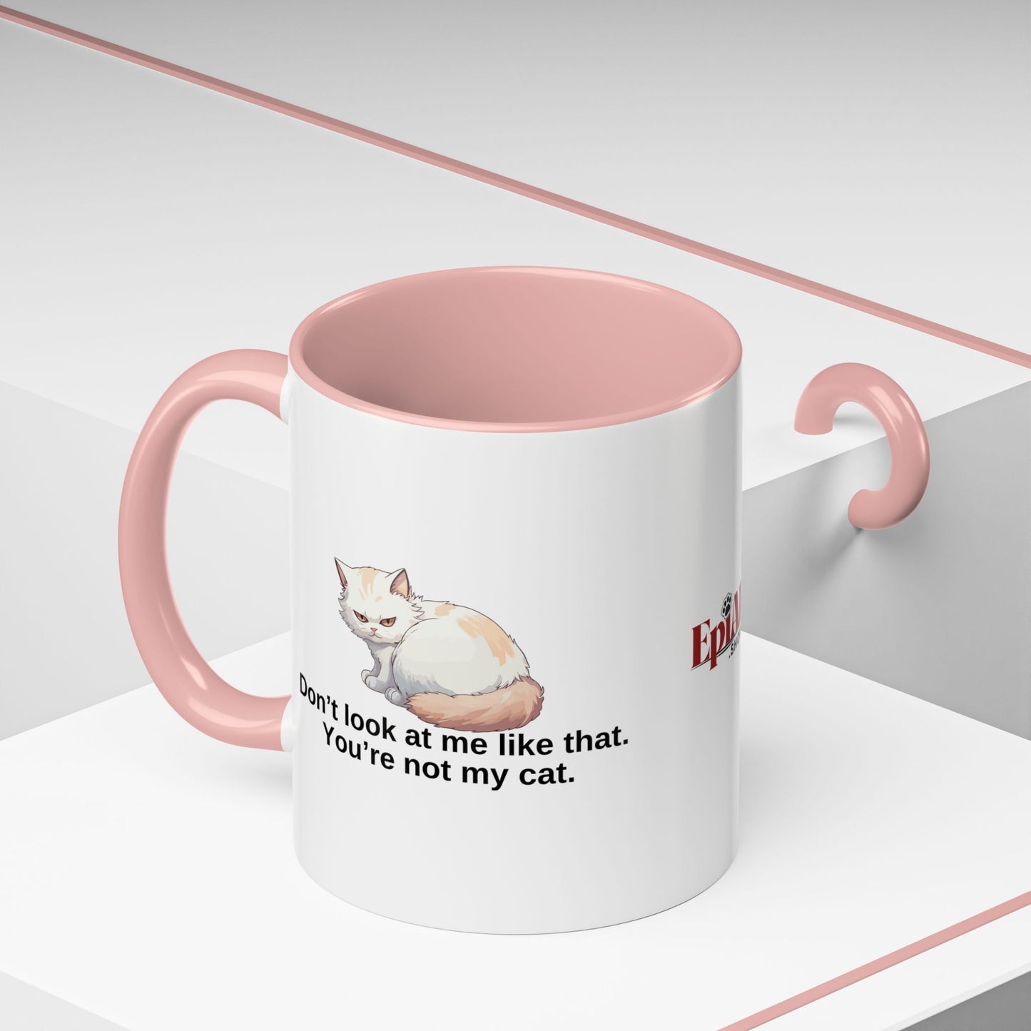 Humorous Cat Lover's Coffee Mug - 11/15oz Accent Mug